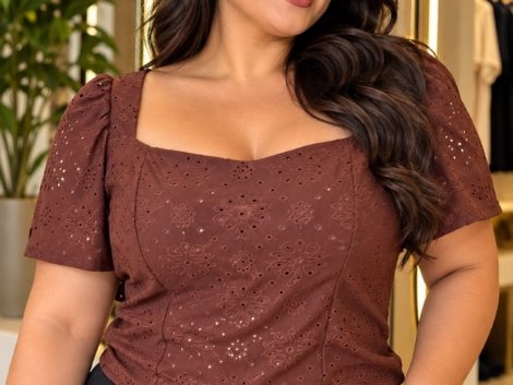 blusa malha